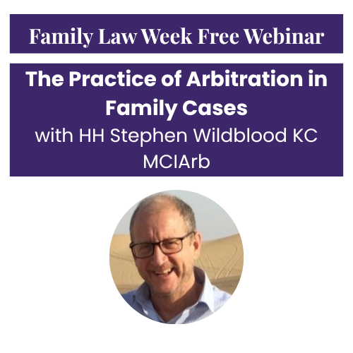 The Practice of Arbitration in Family Cases