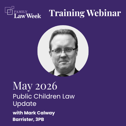 May 2026- Public Children Law Update